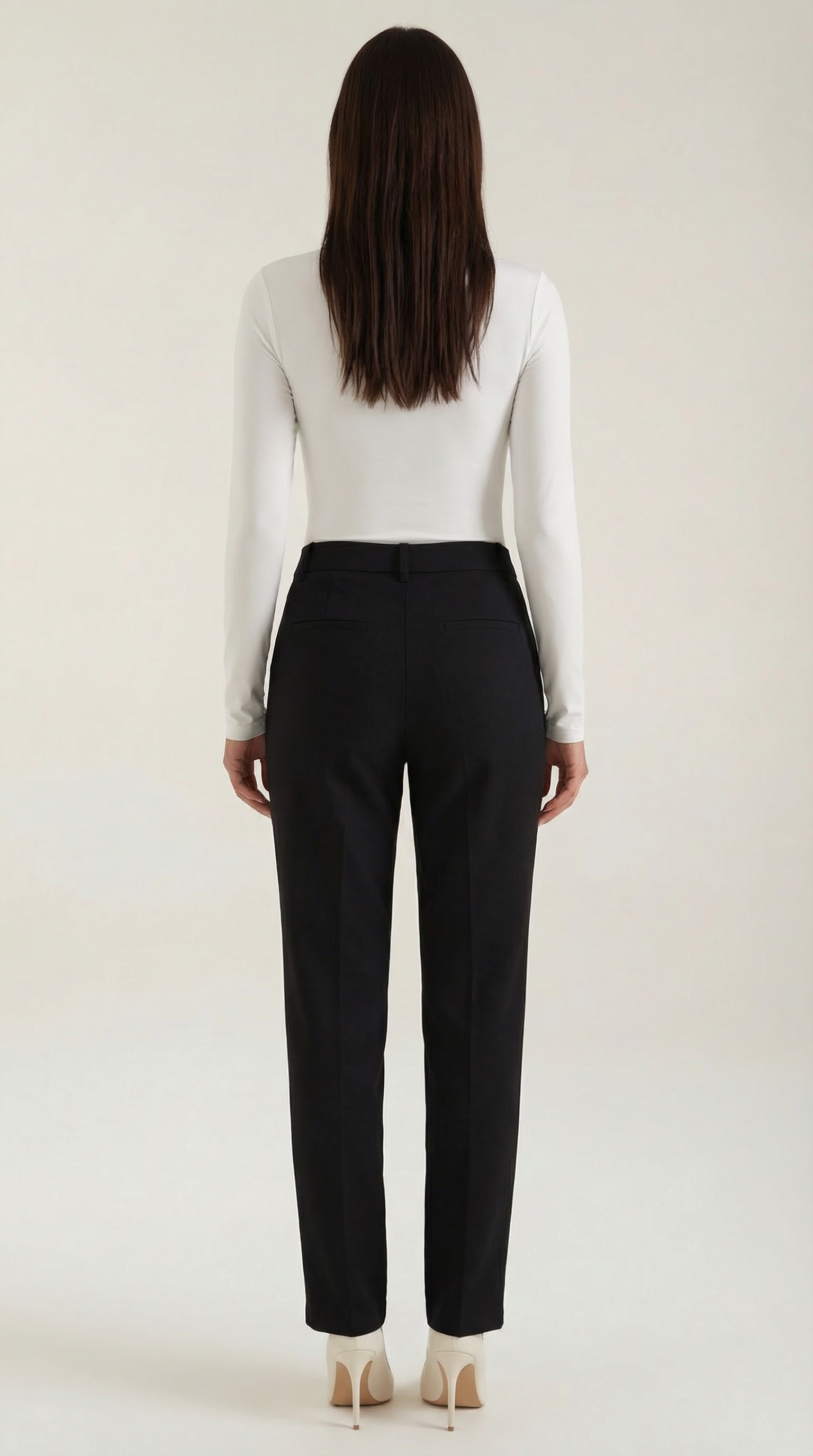 Audrey Women's Crew Neck Ruched Long-Sleeve Bodysuit