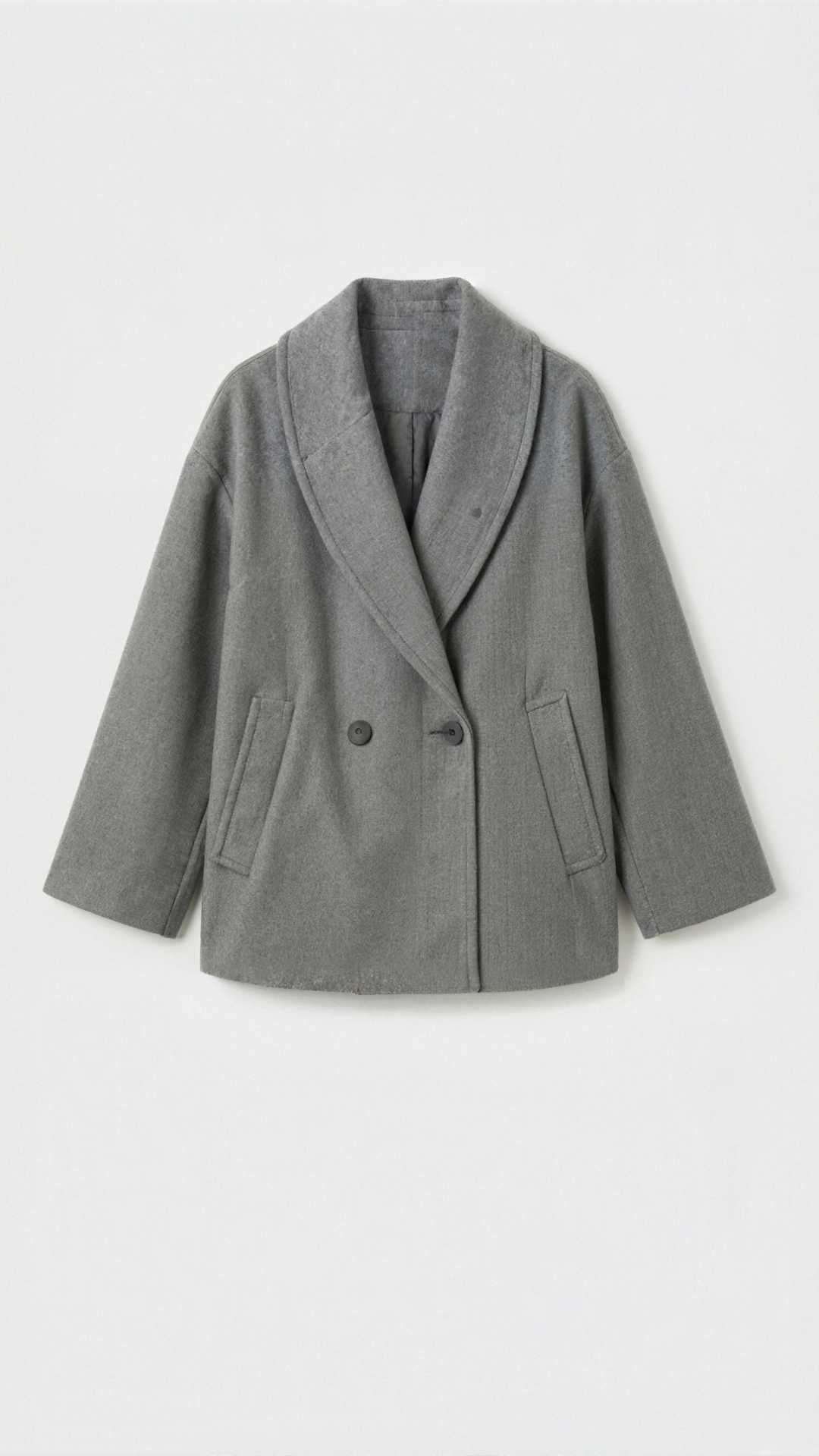 Carolyn Women's Oversized Double-Breasted Short Coat
