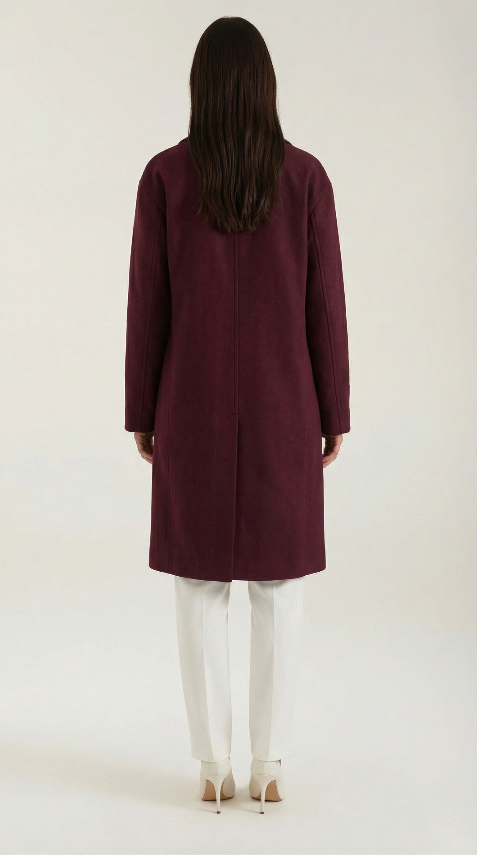 Diane Women's Oversized Longline Wool-Look Coat