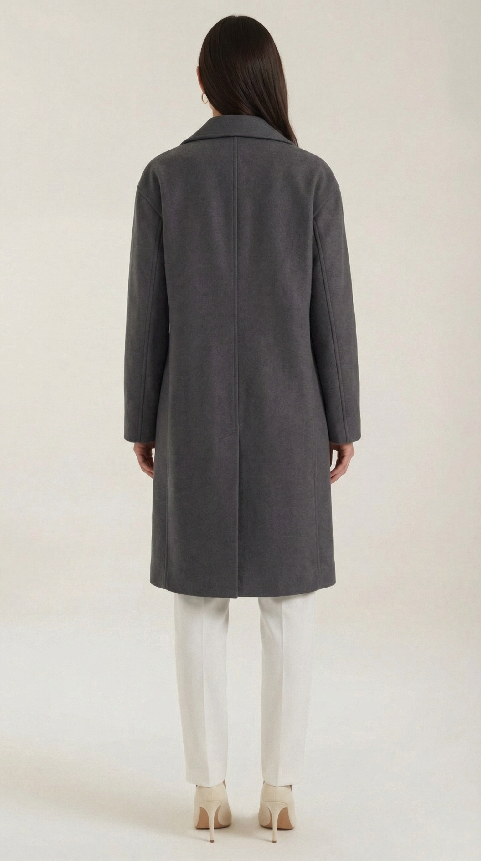 Diane Women's Oversized Longline Wool-Look Coat