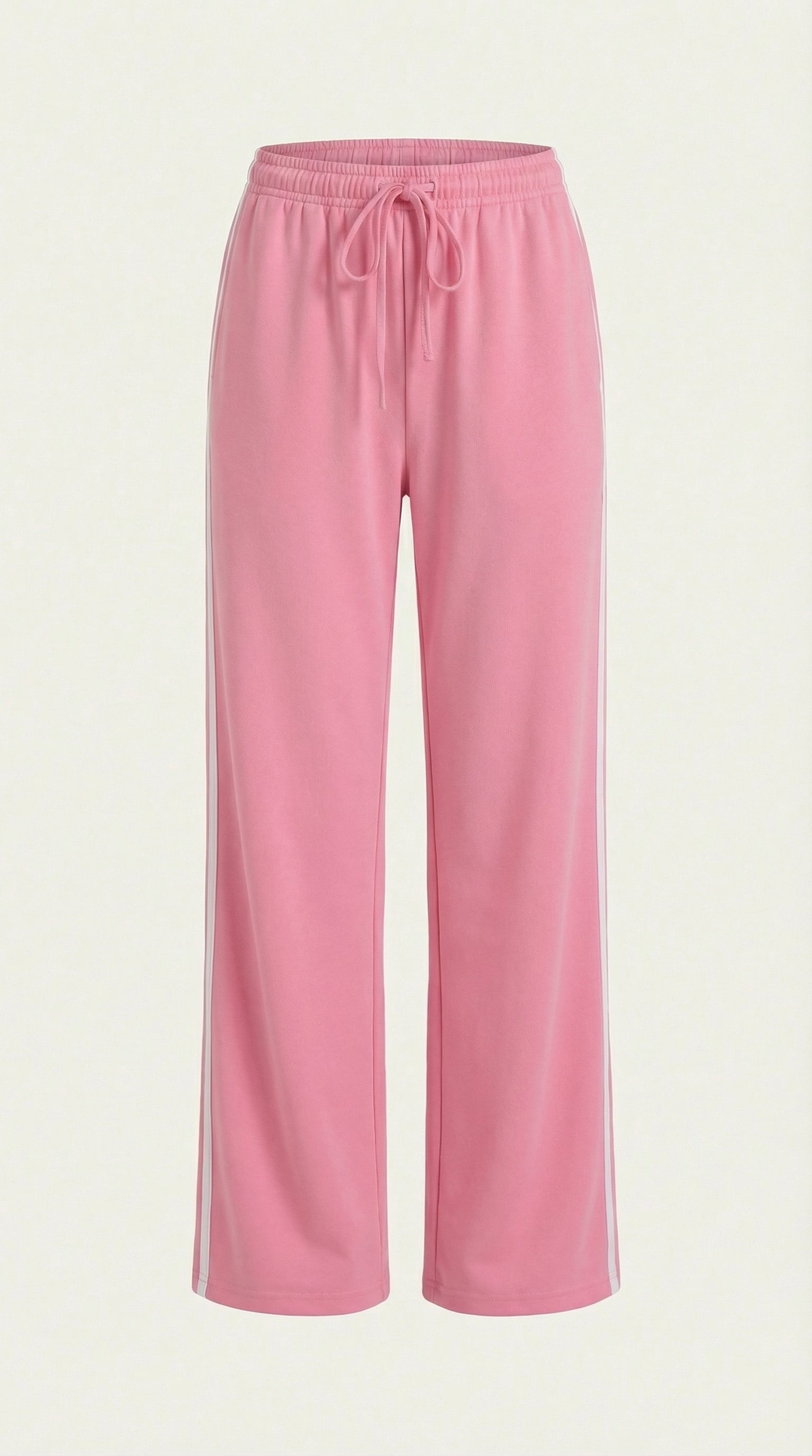 Eileen Women's Drawstring Wide Leg Side Stripe Joggers