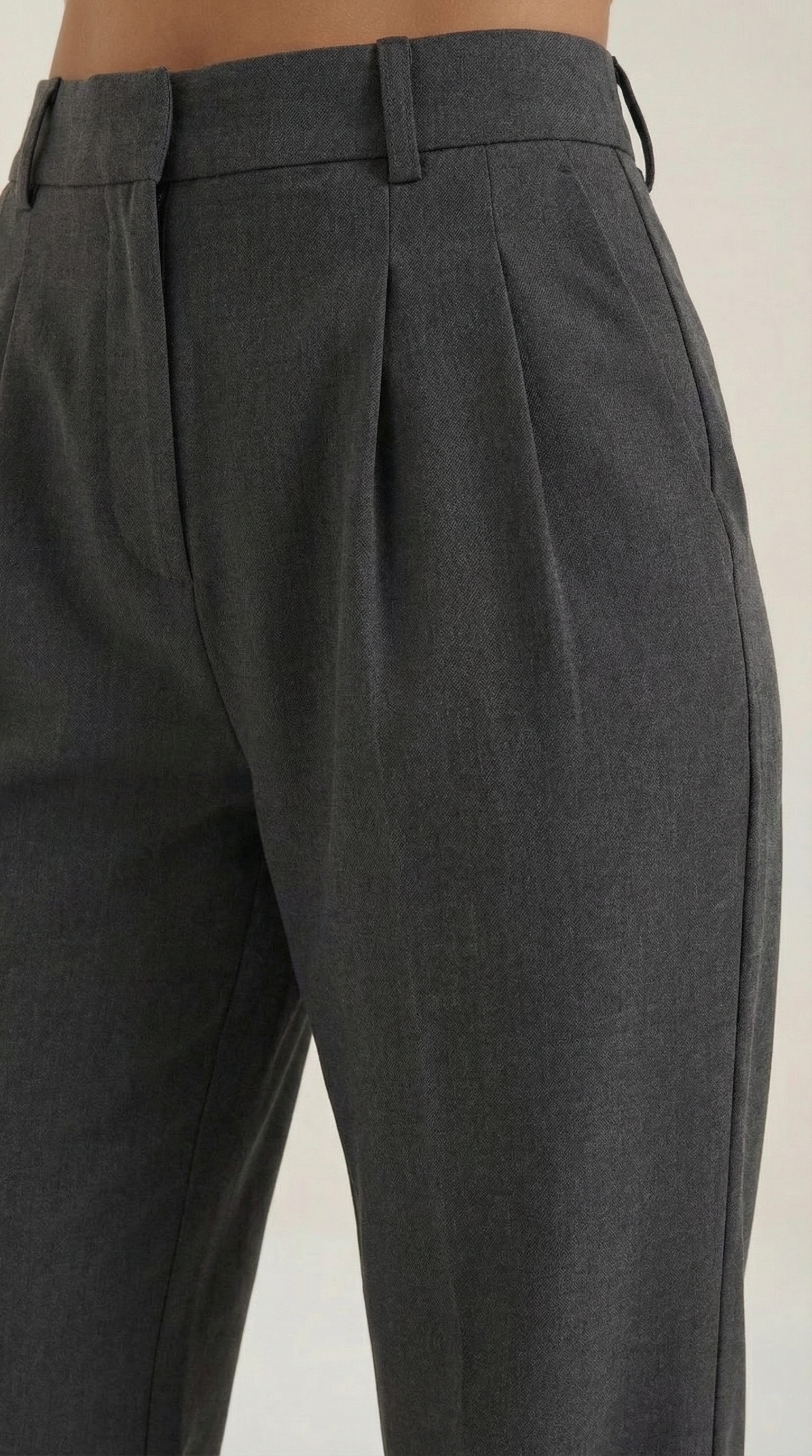 Emma Women's Pleated High Waist Wide-Leg Trousers