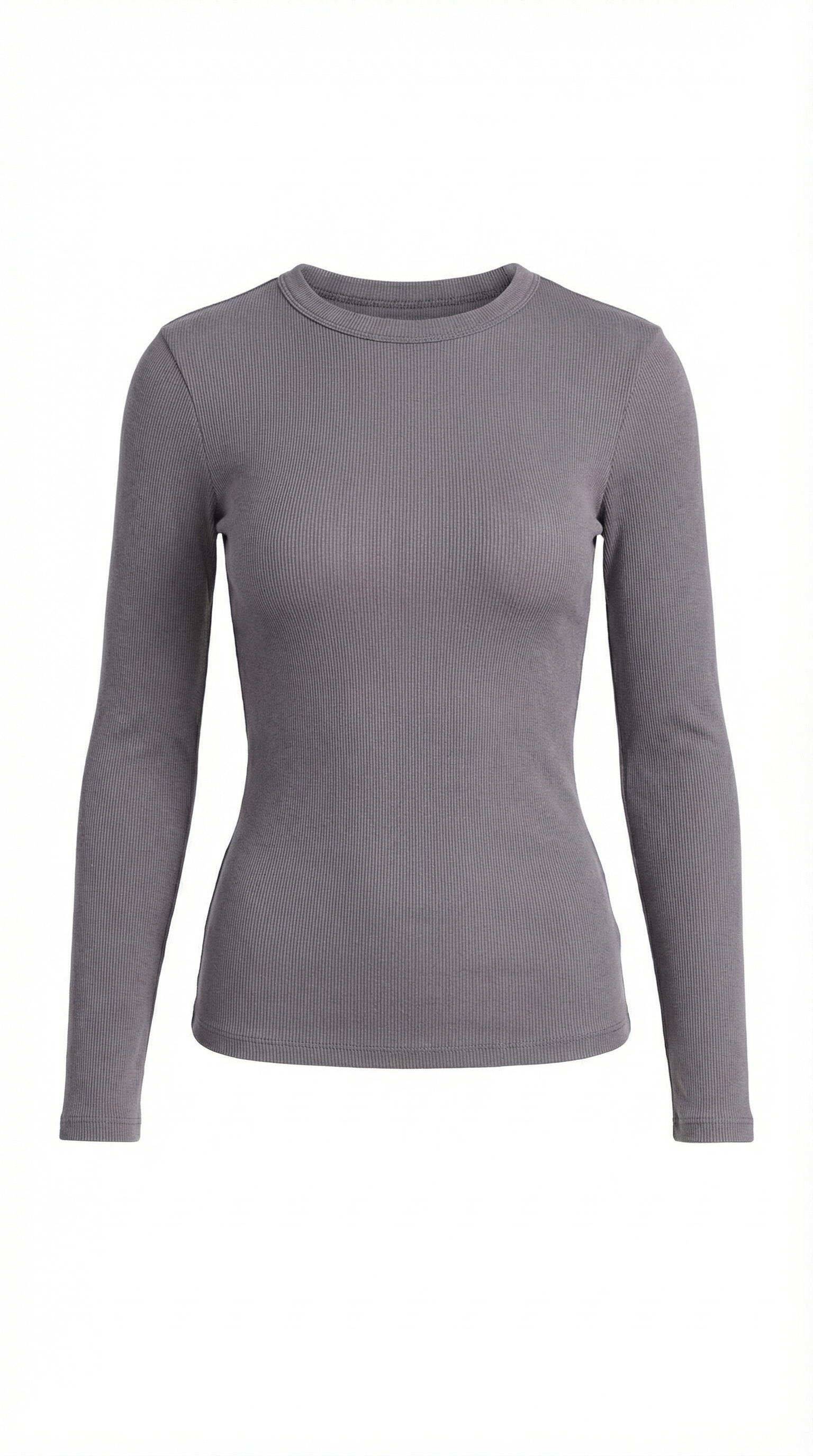 Freya Women's Crew Neck Ribbed Long Sleeve Top