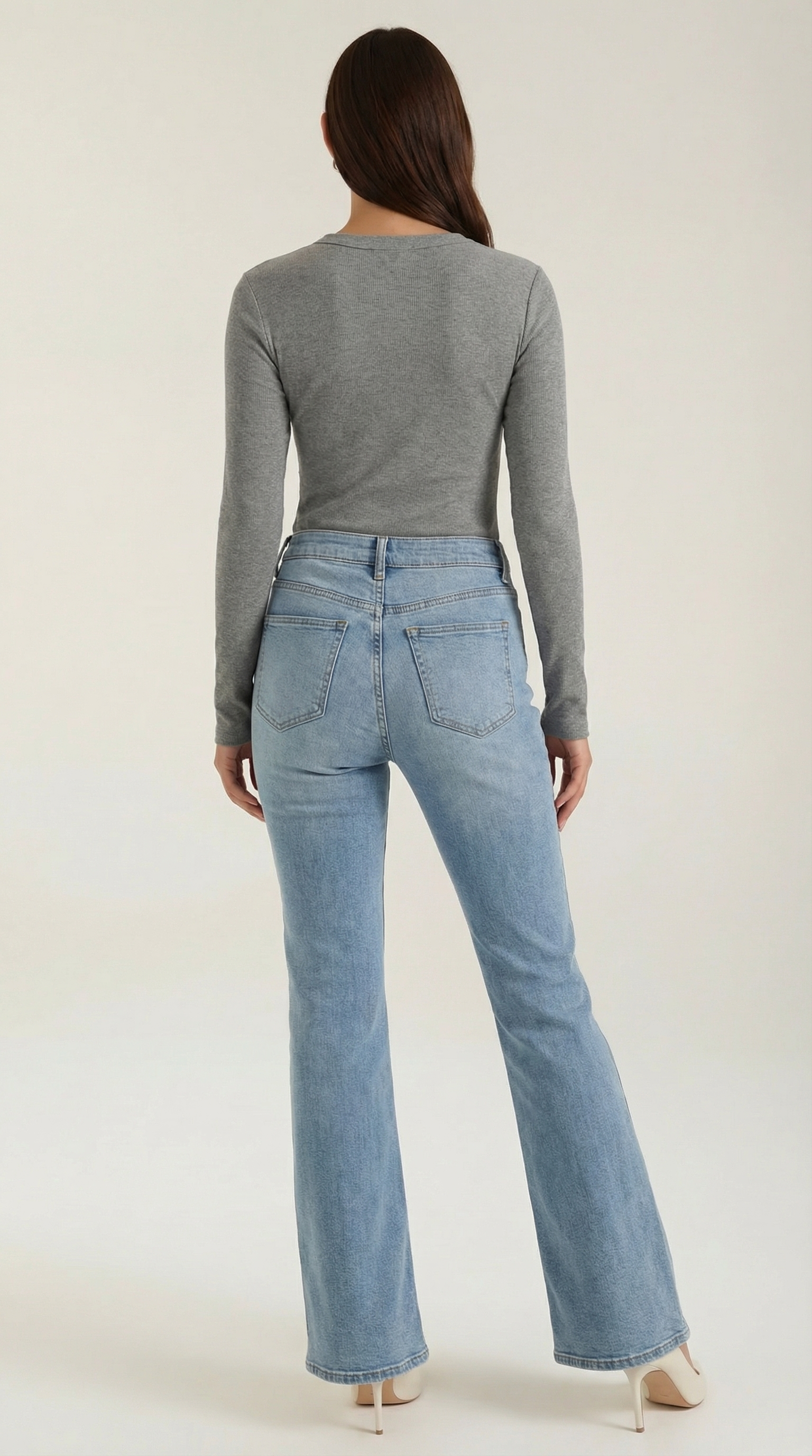 Freya Women's Crew Neck Ribbed Long Sleeve Top
