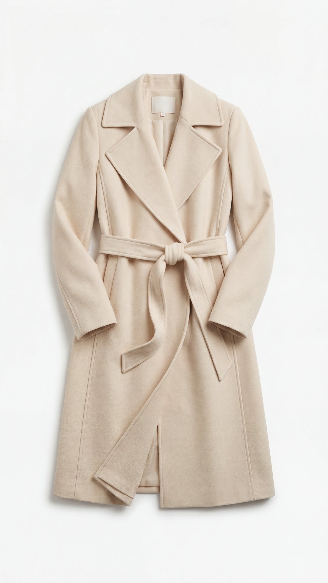 Joyce Women's Belted Wool-Look Longline Wrap Coat