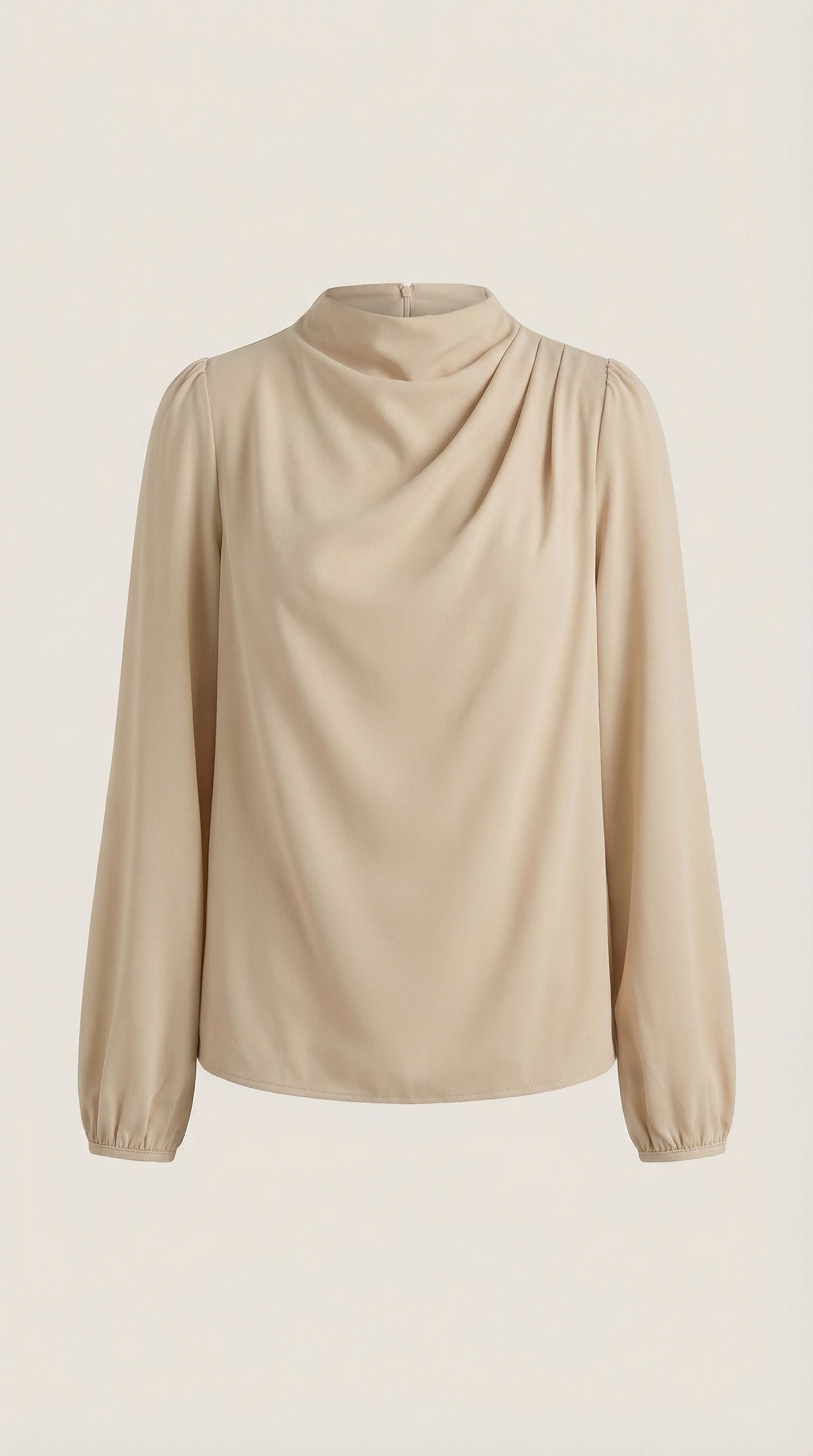 Marcia Women's Draped Relaxed Long Sleeve Blouse