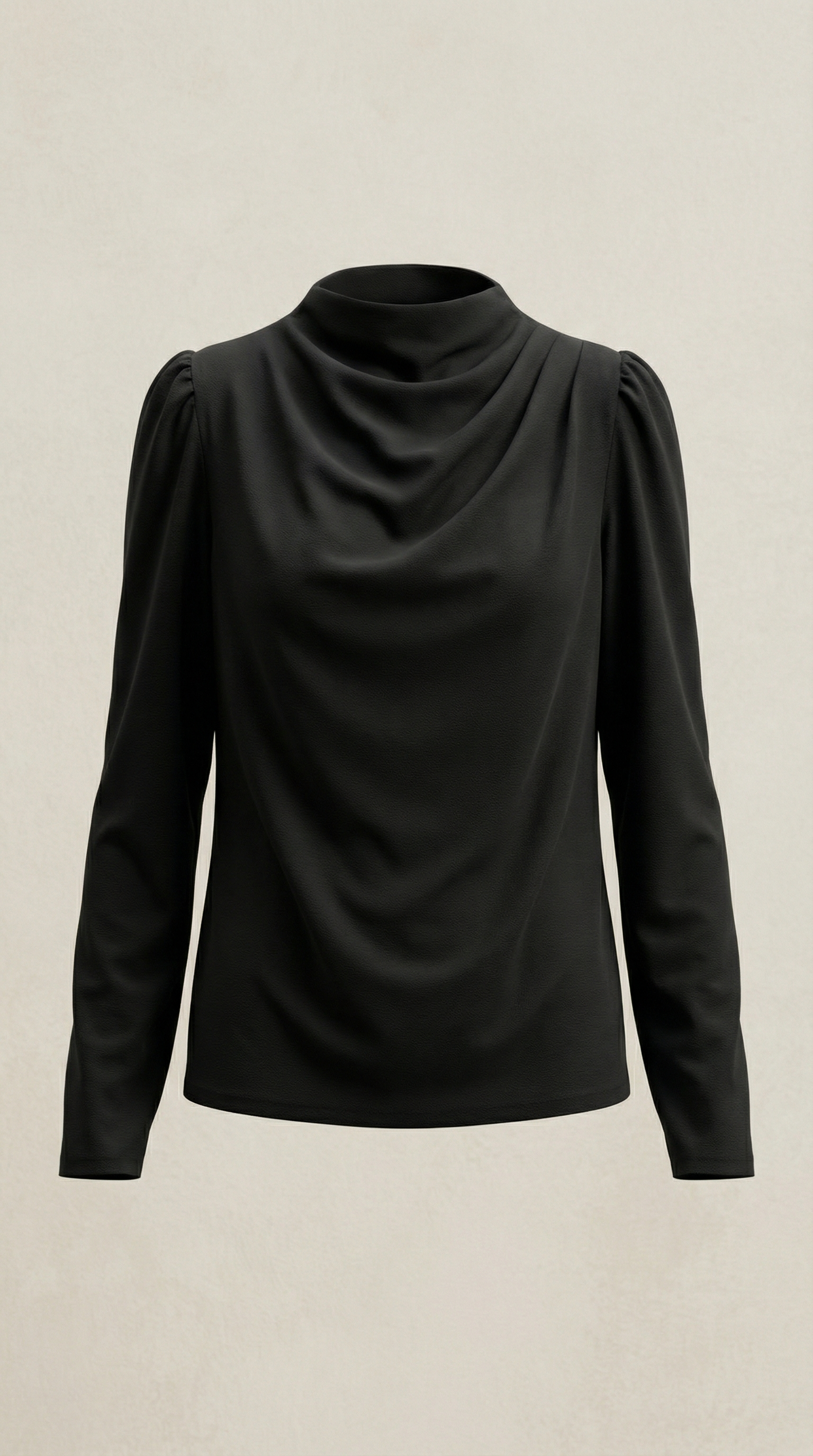 Marcia Women's Draped Relaxed Long Sleeve Blouse