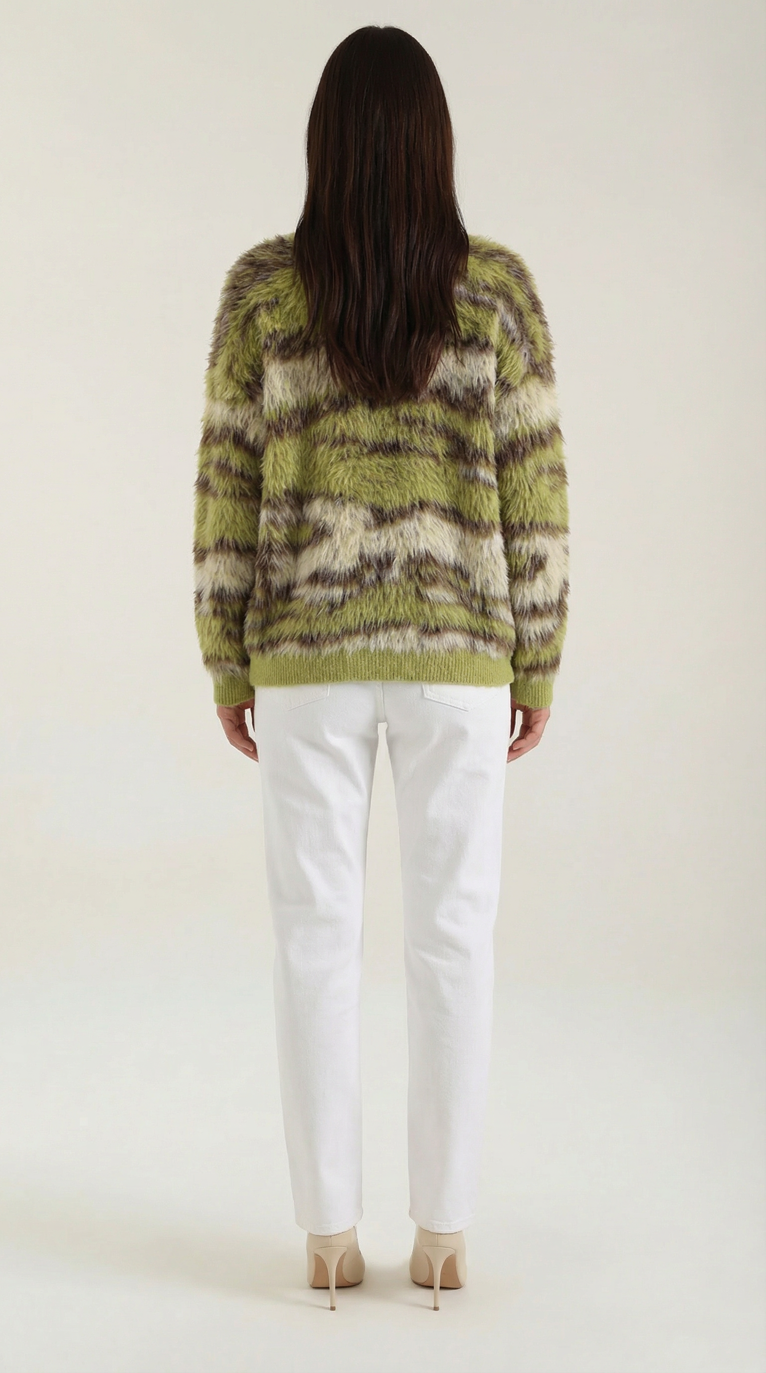 Melanie Women's Long Sleeve Patterned Knit Jumper