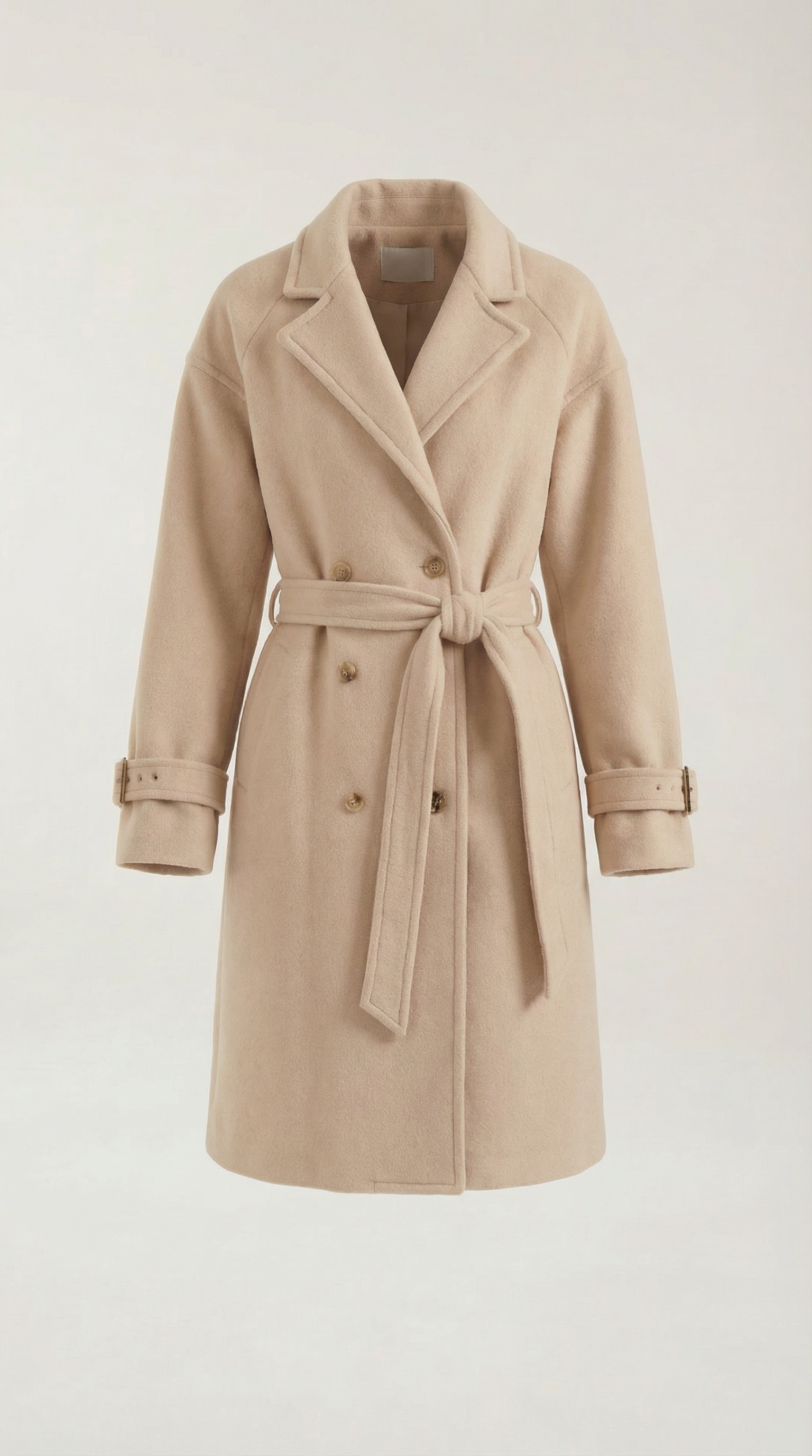 Orinthia Women's Oversized Belted Fleece Wrap Coat