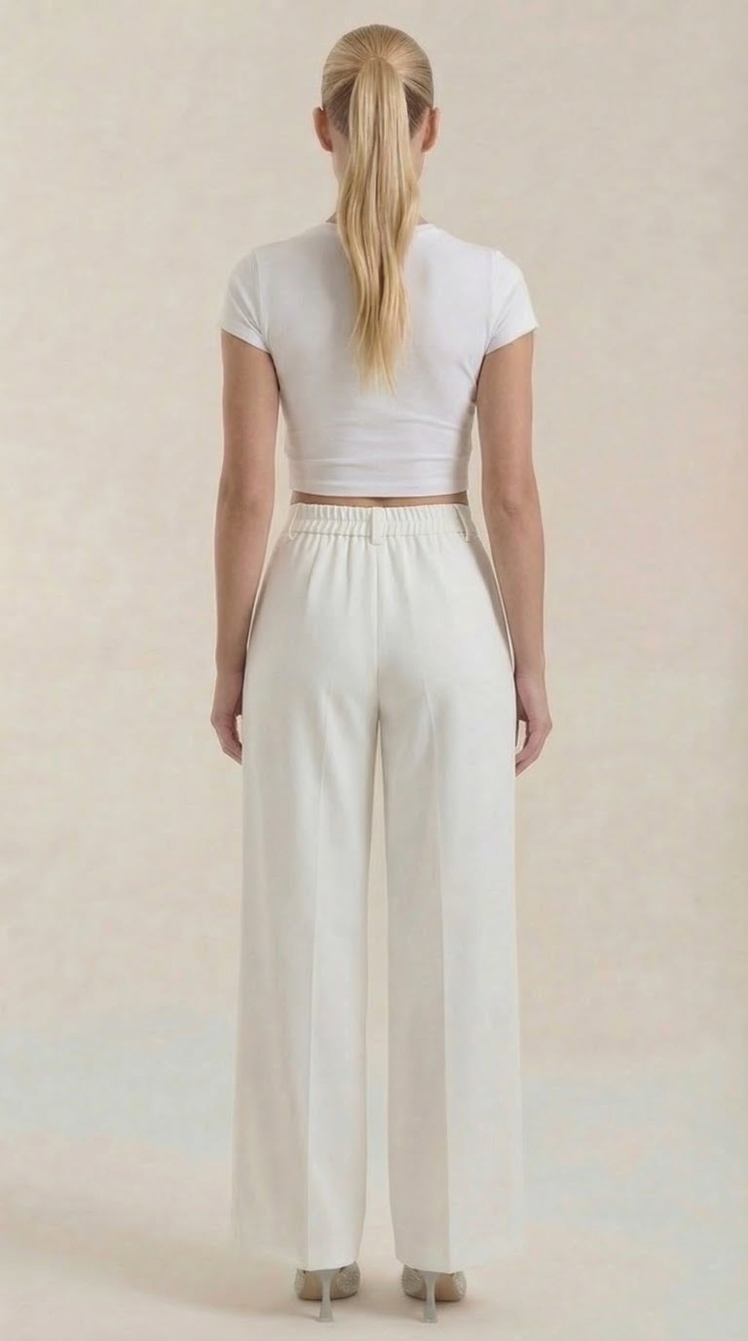 Rebecca Women's High Waist Wide-Leg Office Trousers