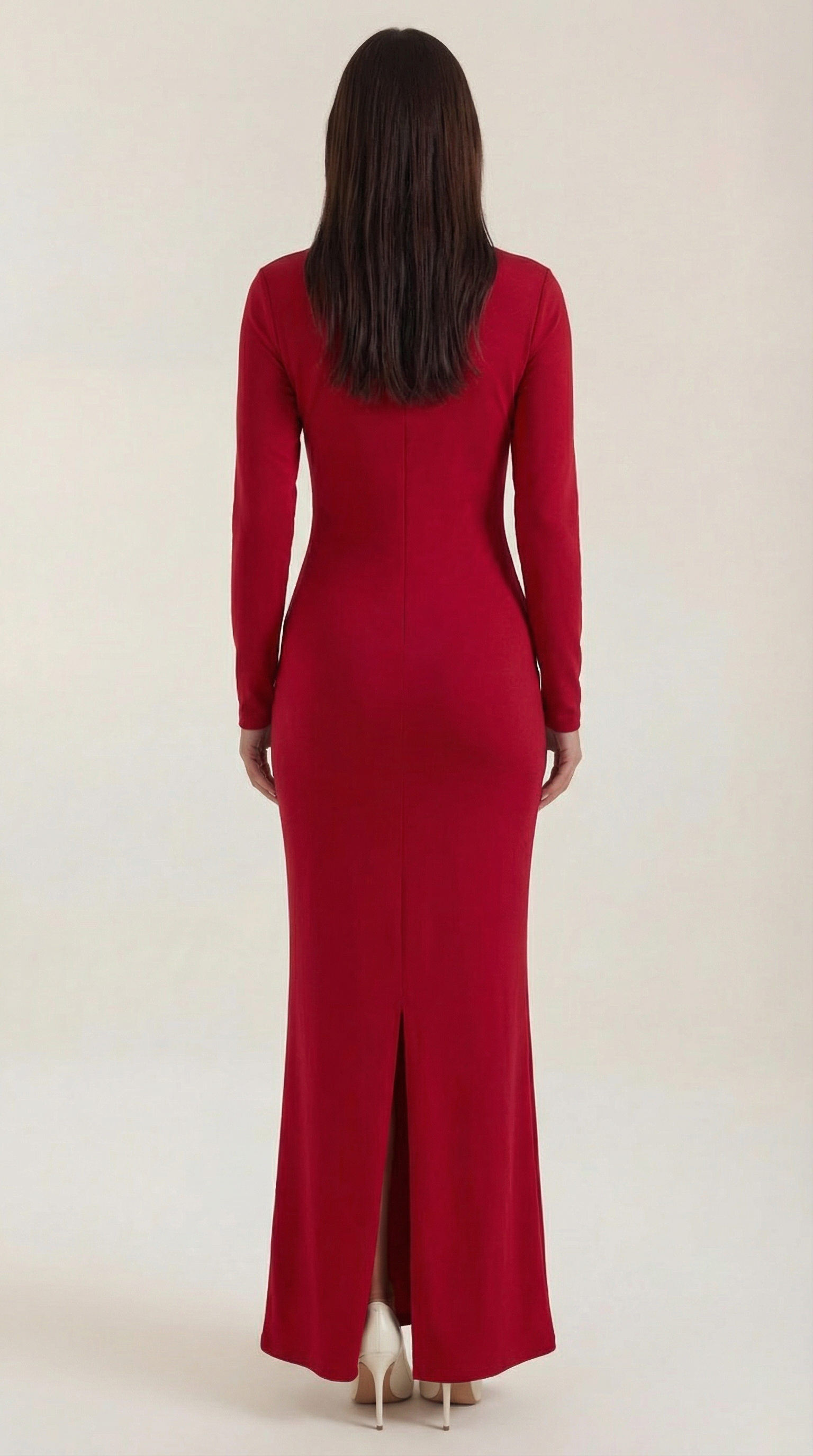 Roberta Women's Long Sleeve Bodycon Maxi Dress