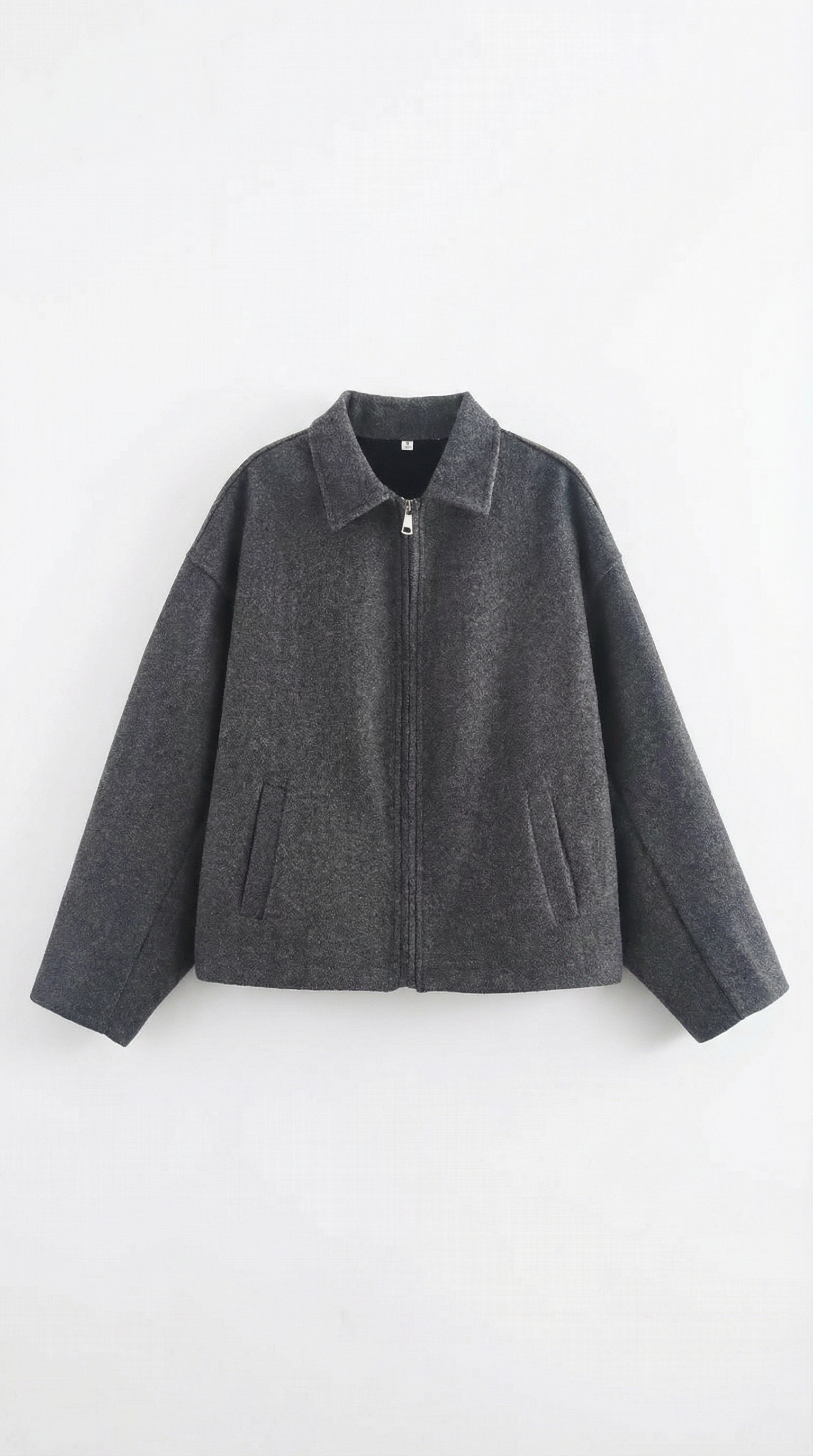 Teresa Women's Zip-Up Collared Jacket with Pockets
