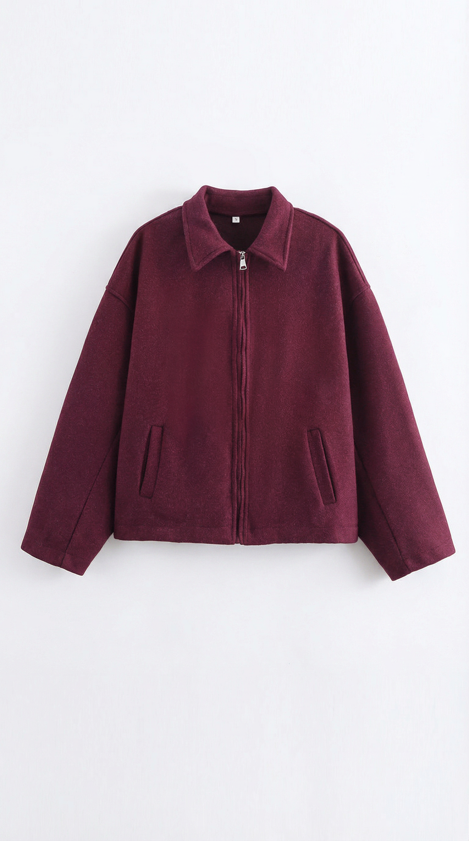 Teresa Women's Zip-Up Collared Jacket with Pockets