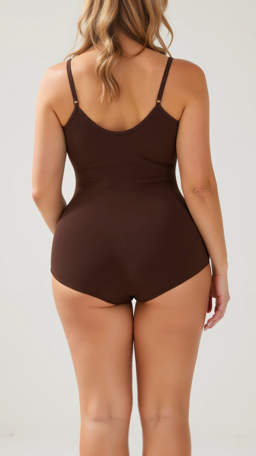 Women's Scoop Neck Snap Closure Shaping Bodysuit