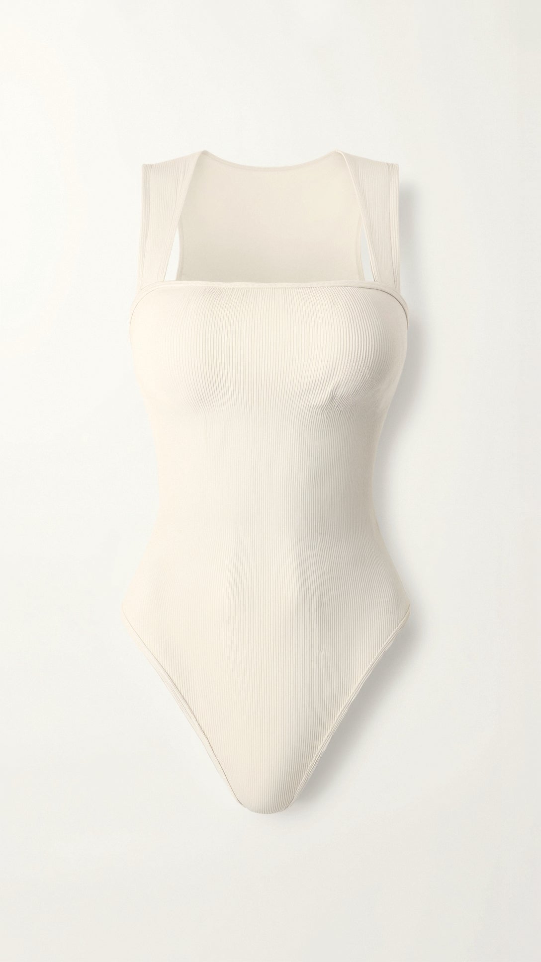 Women's Seamless Ribbed Square Neckline Bodysuit