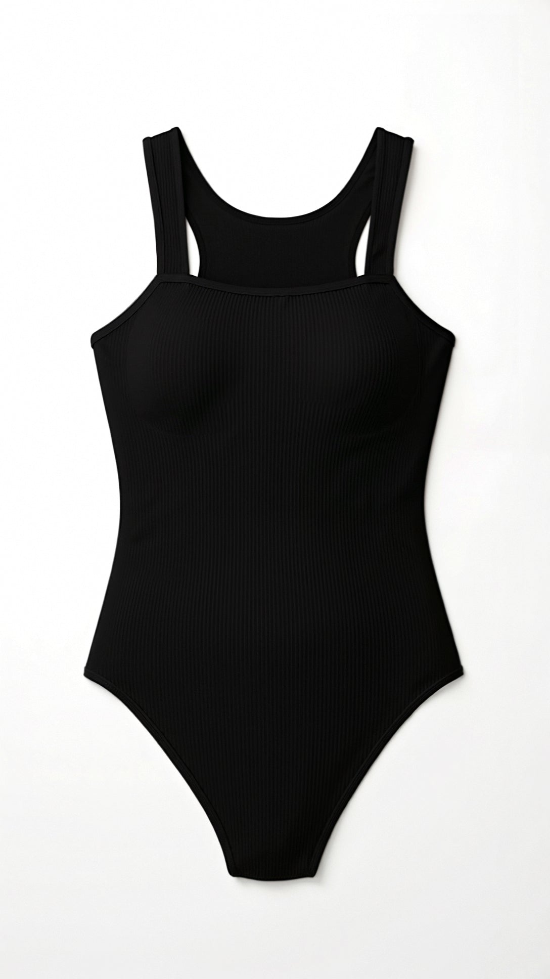 Women's Seamless Ribbed Square Neckline Bodysuit