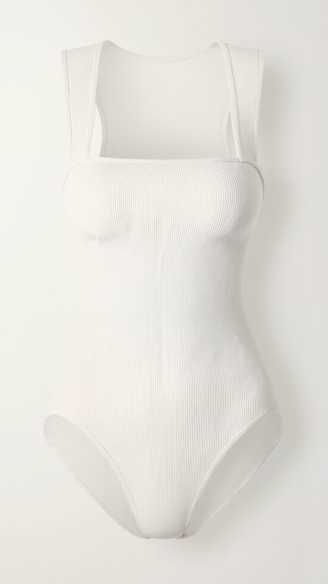 Women's Seamless Ribbed Square Neckline Bodysuit