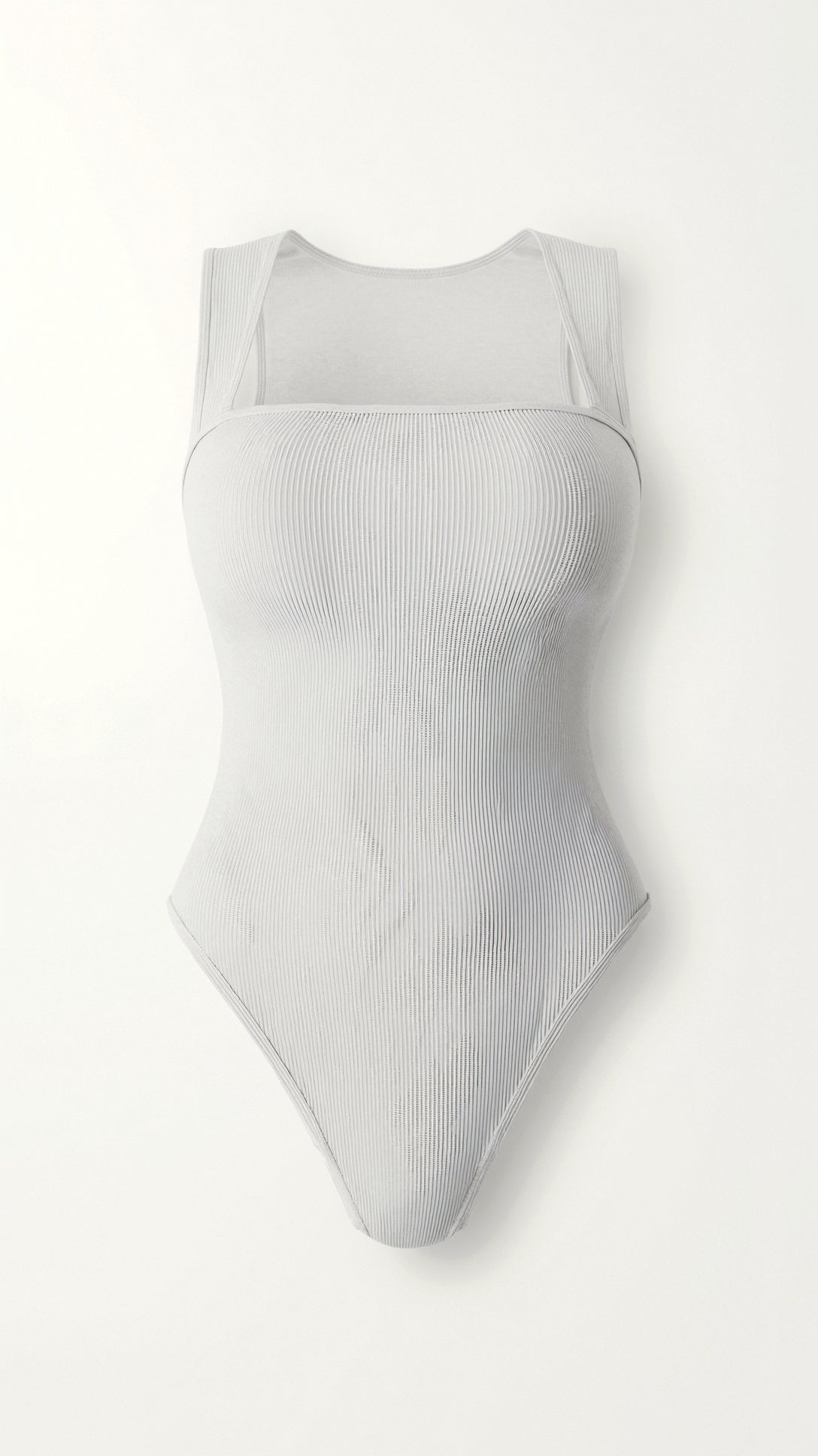 Women's Seamless Ribbed Square Neckline Bodysuit