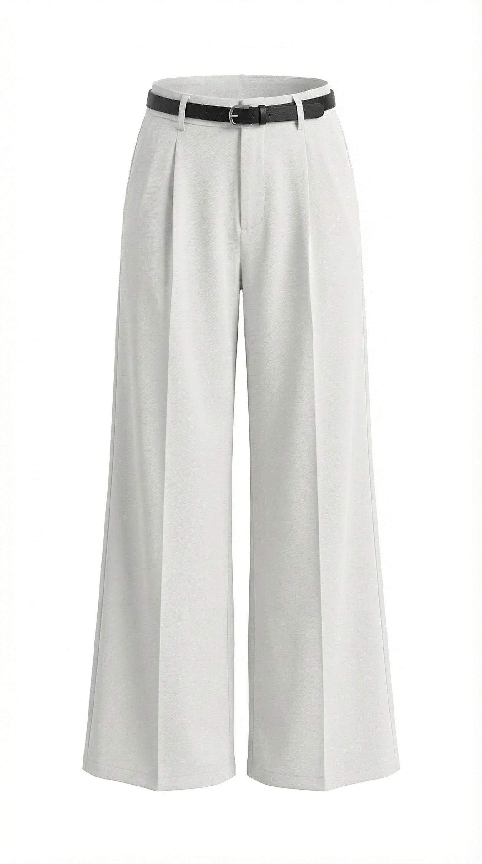 Bertha Women's Pleated Belted Wide-Leg Trousers