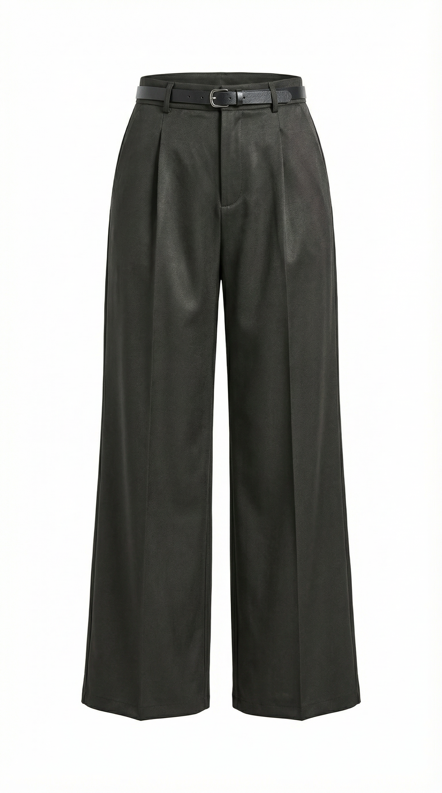 Bertha Women's Pleated Belted Wide-Leg Trousers