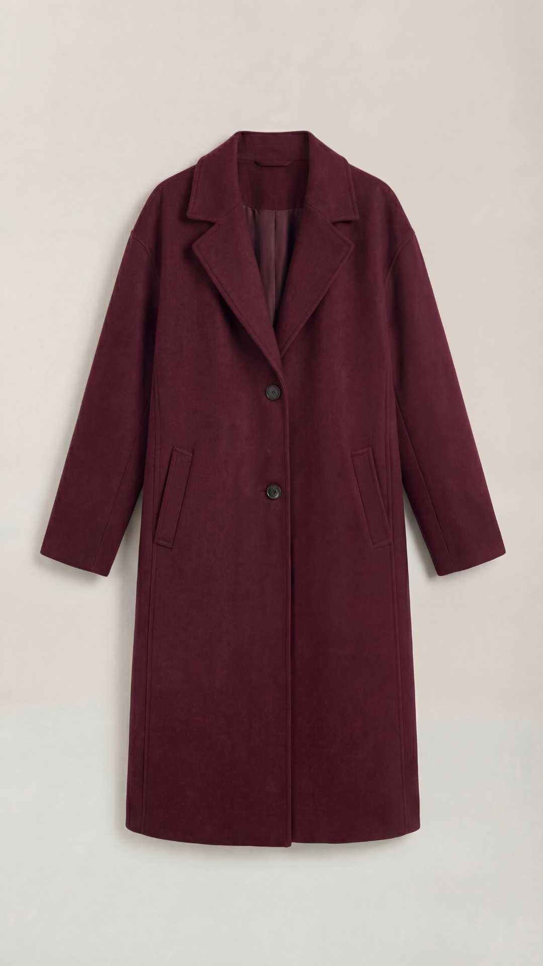 Diane Women's Oversized Longline Wool-Look Coat