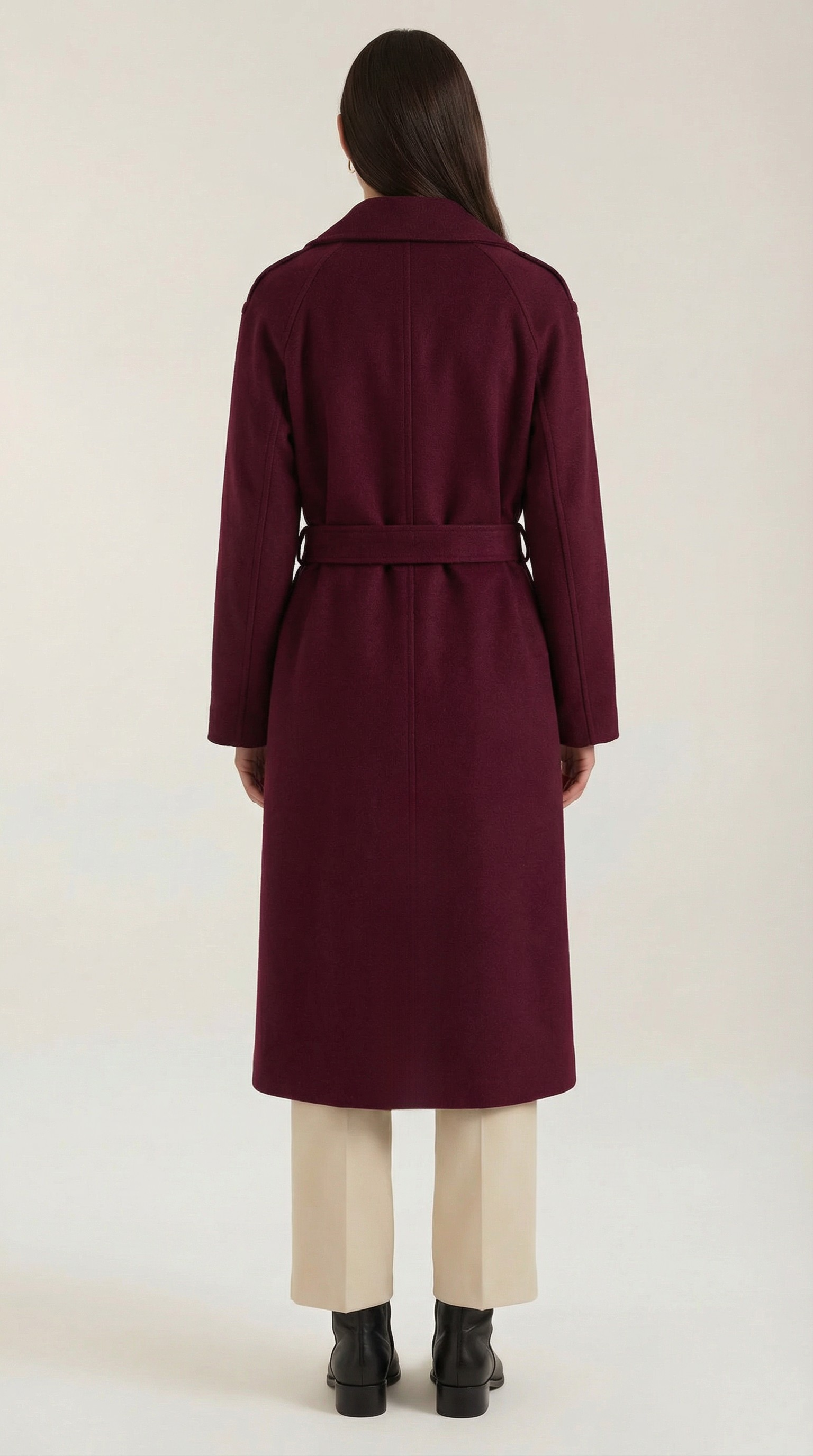 Dolores Women's Belted Button Front Trench Coat
