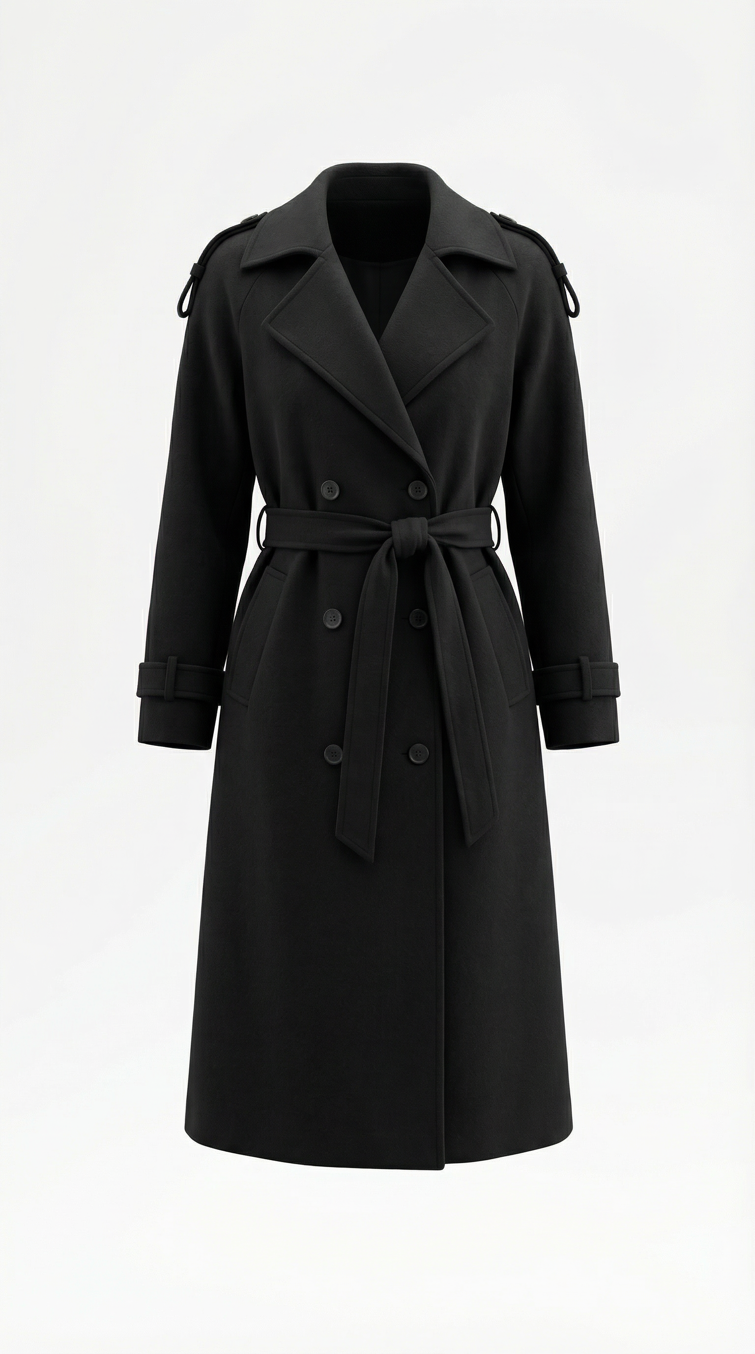 Dolores Women's Belted Button Front Trench Coat