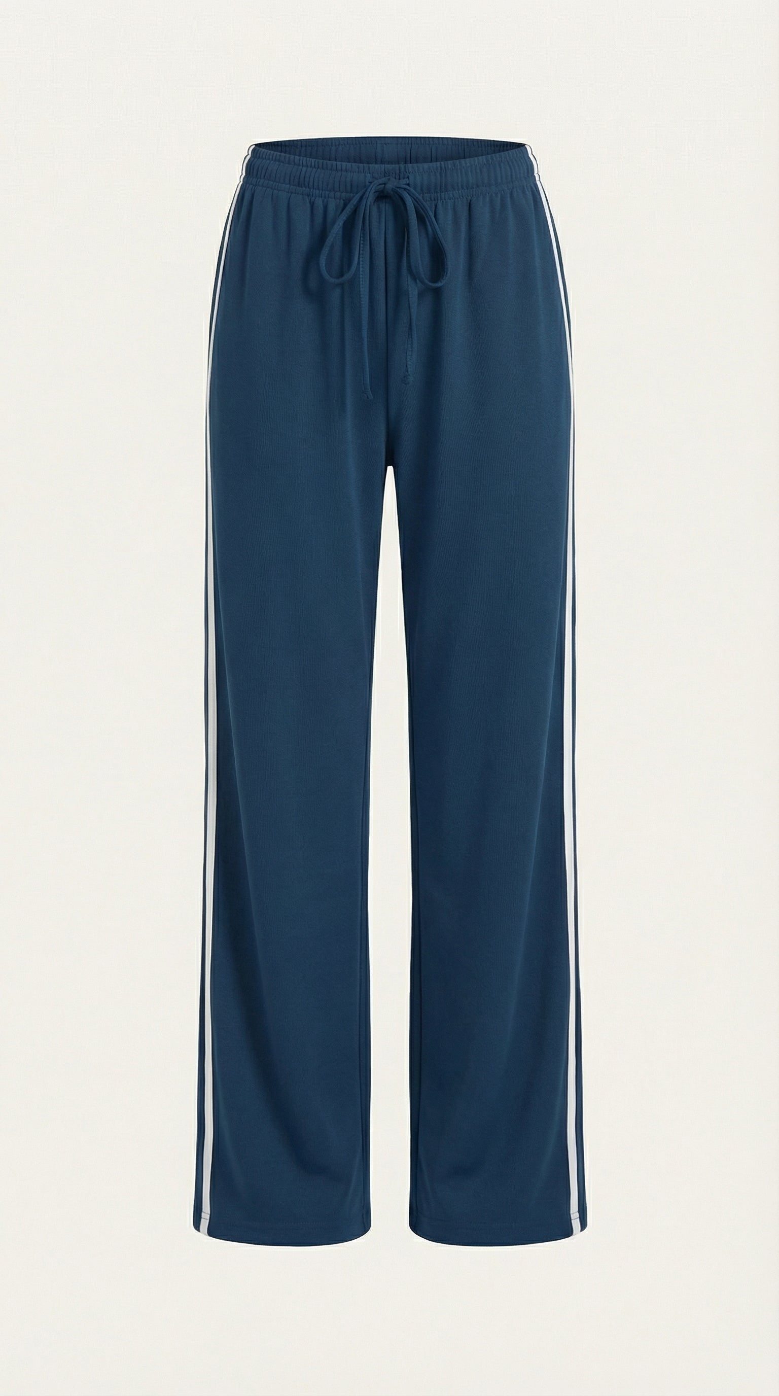 Eileen Women's Drawstring Wide Leg Side Stripe Joggers