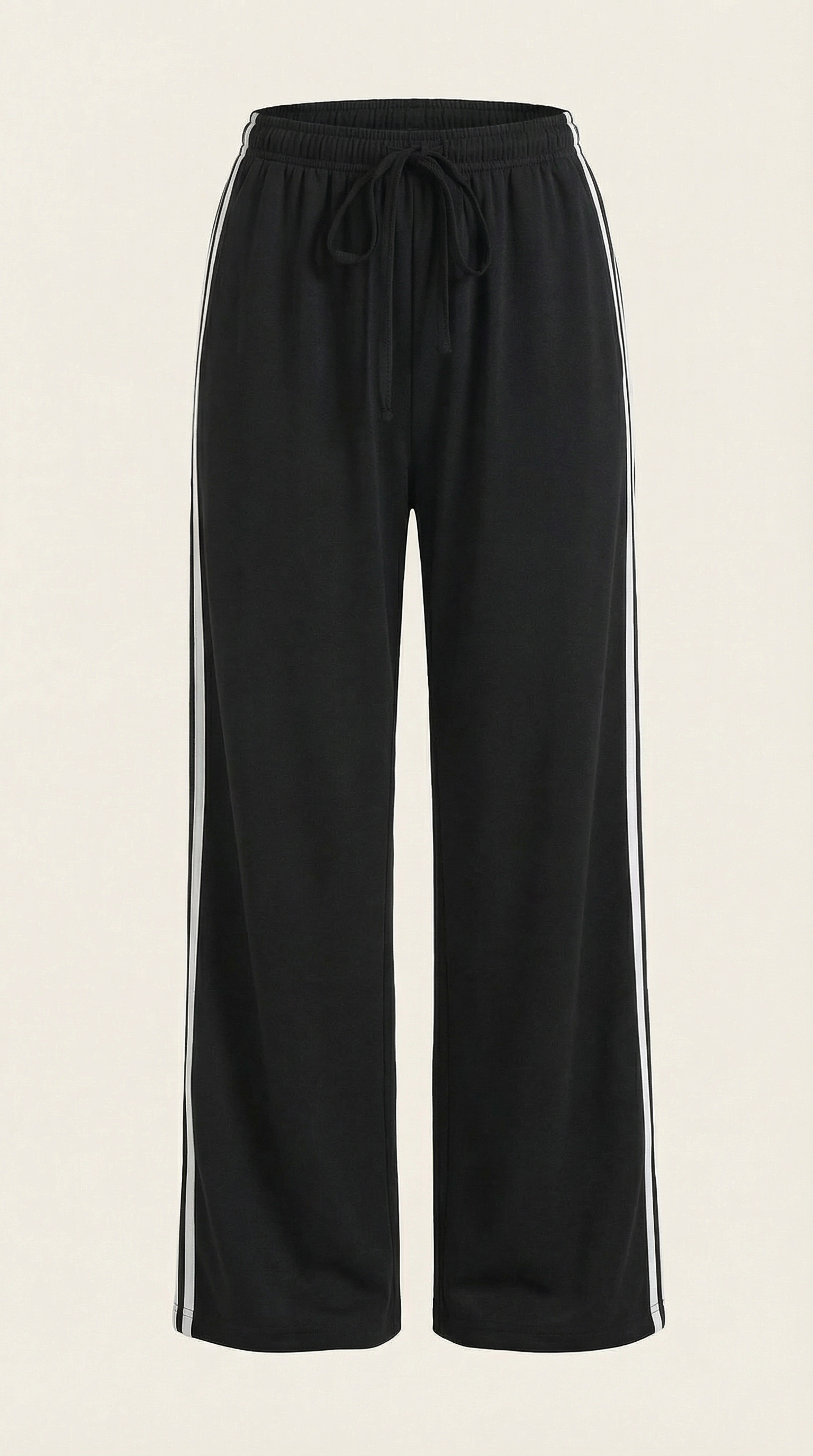 Eileen Women's Drawstring Wide Leg Side Stripe Joggers