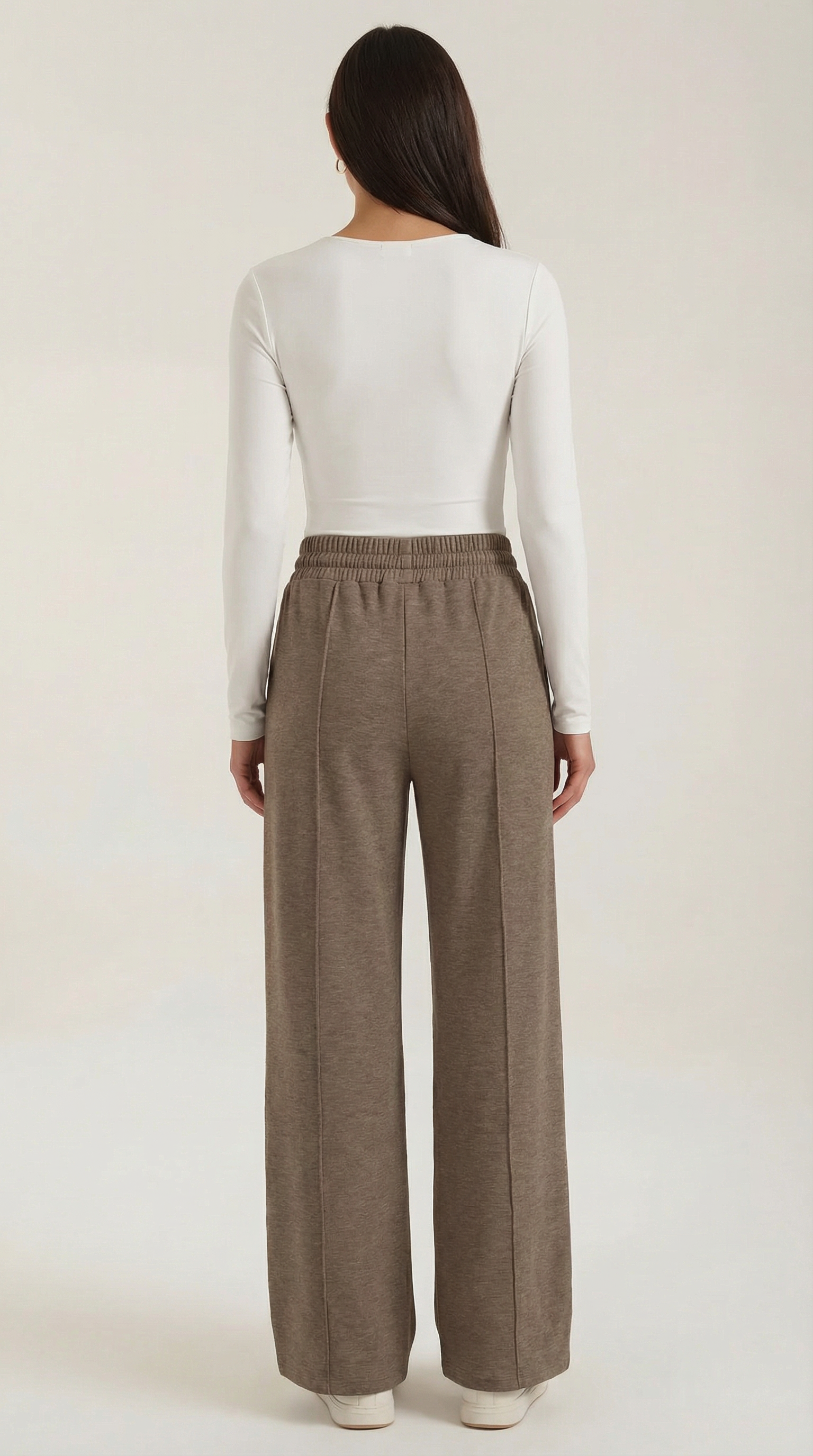 Ellie Women's Drawstring Wide Leg Casual Trousers