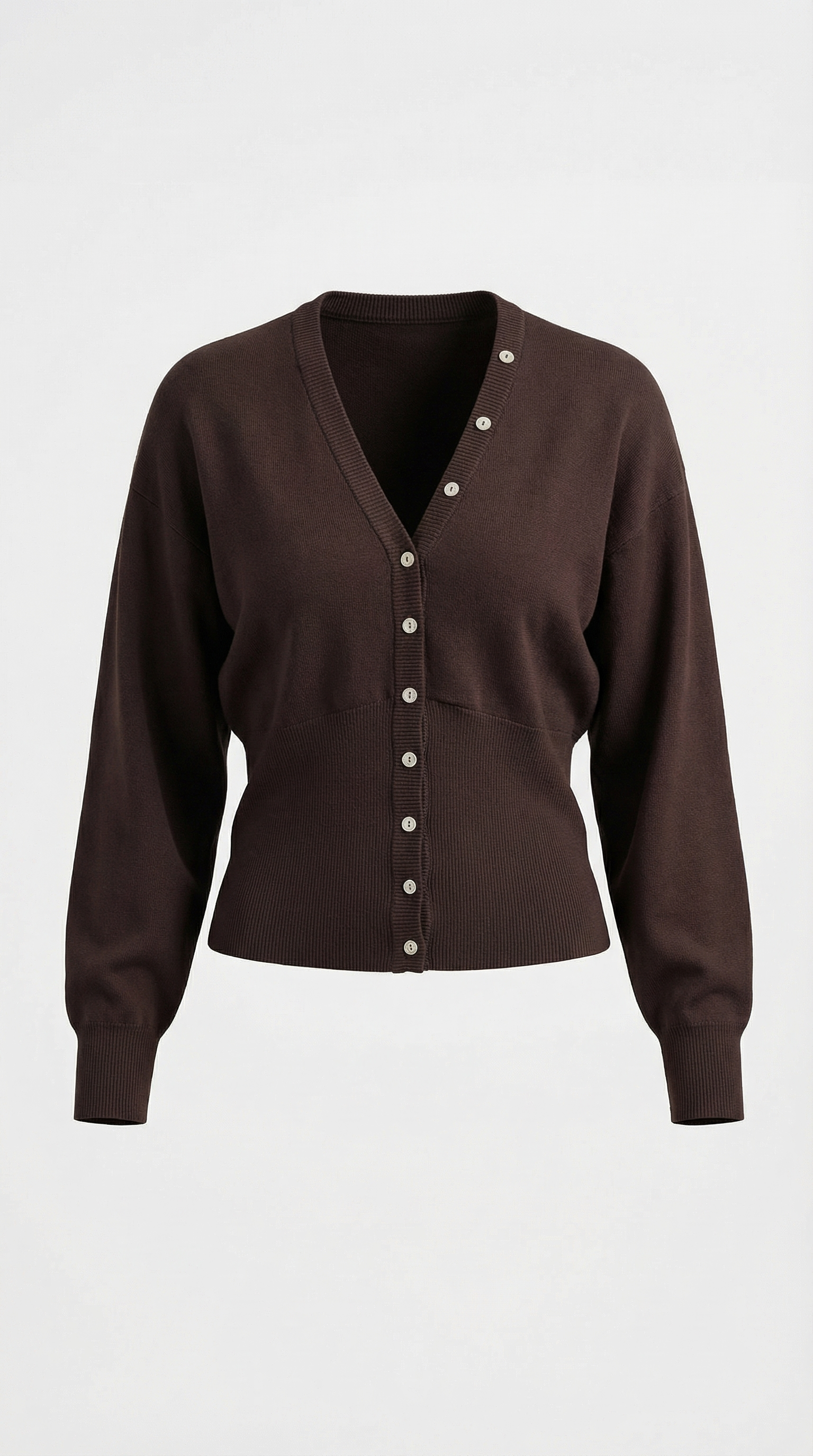 Jane Women's Knitted V-Neck Button-Up Cardigan