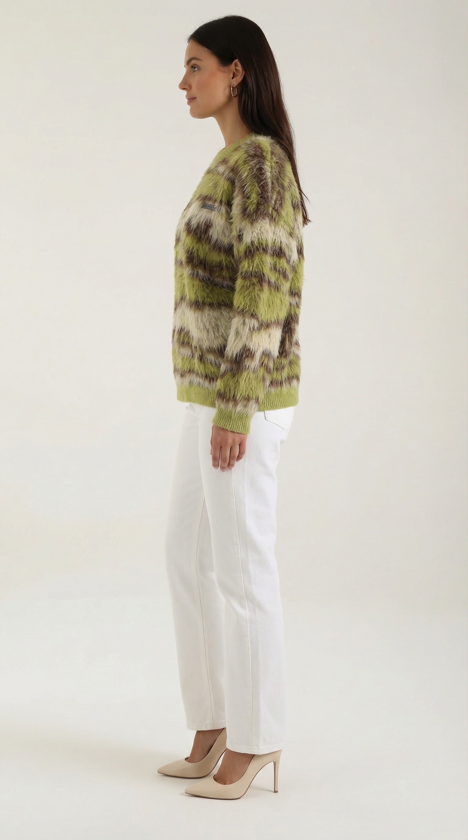 Melanie Women's Long Sleeve Patterned Knit Jumper
