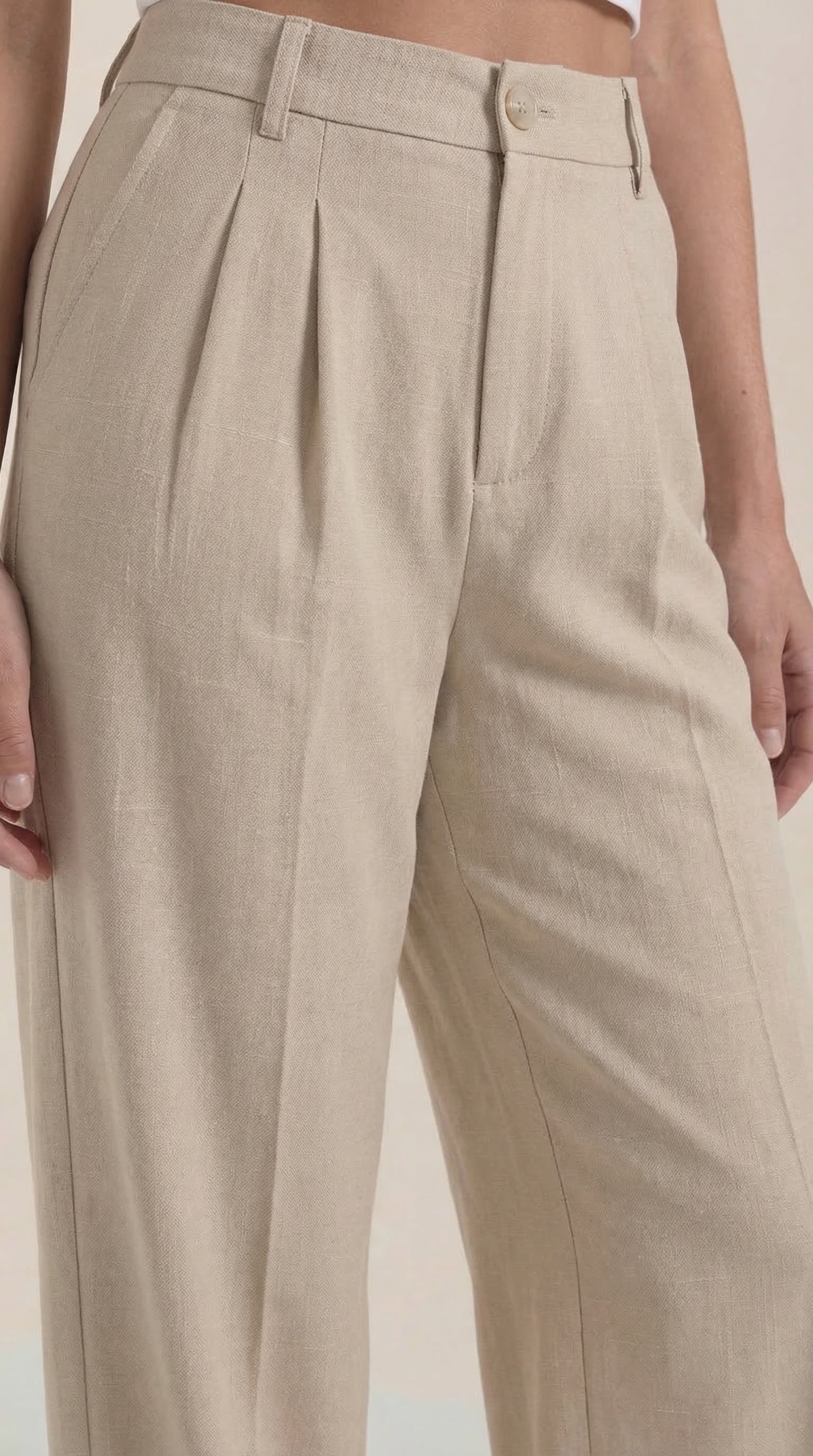 Rebecca Women's High Waist Wide-Leg Office Trousers