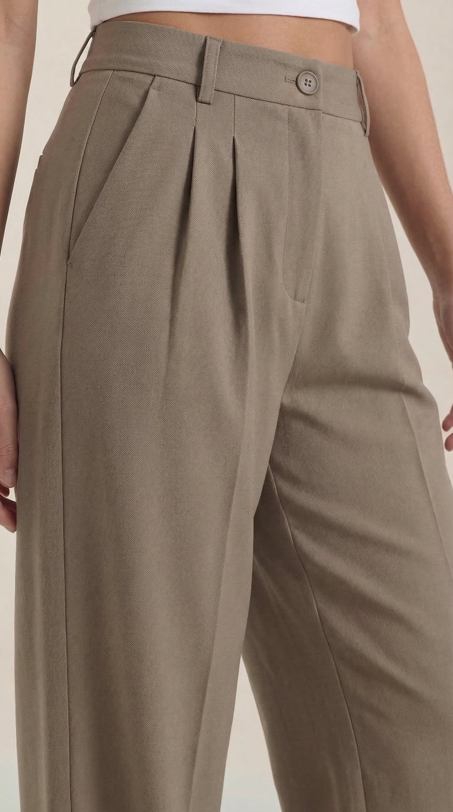 Rebecca Women's High Waist Wide-Leg Office Trousers