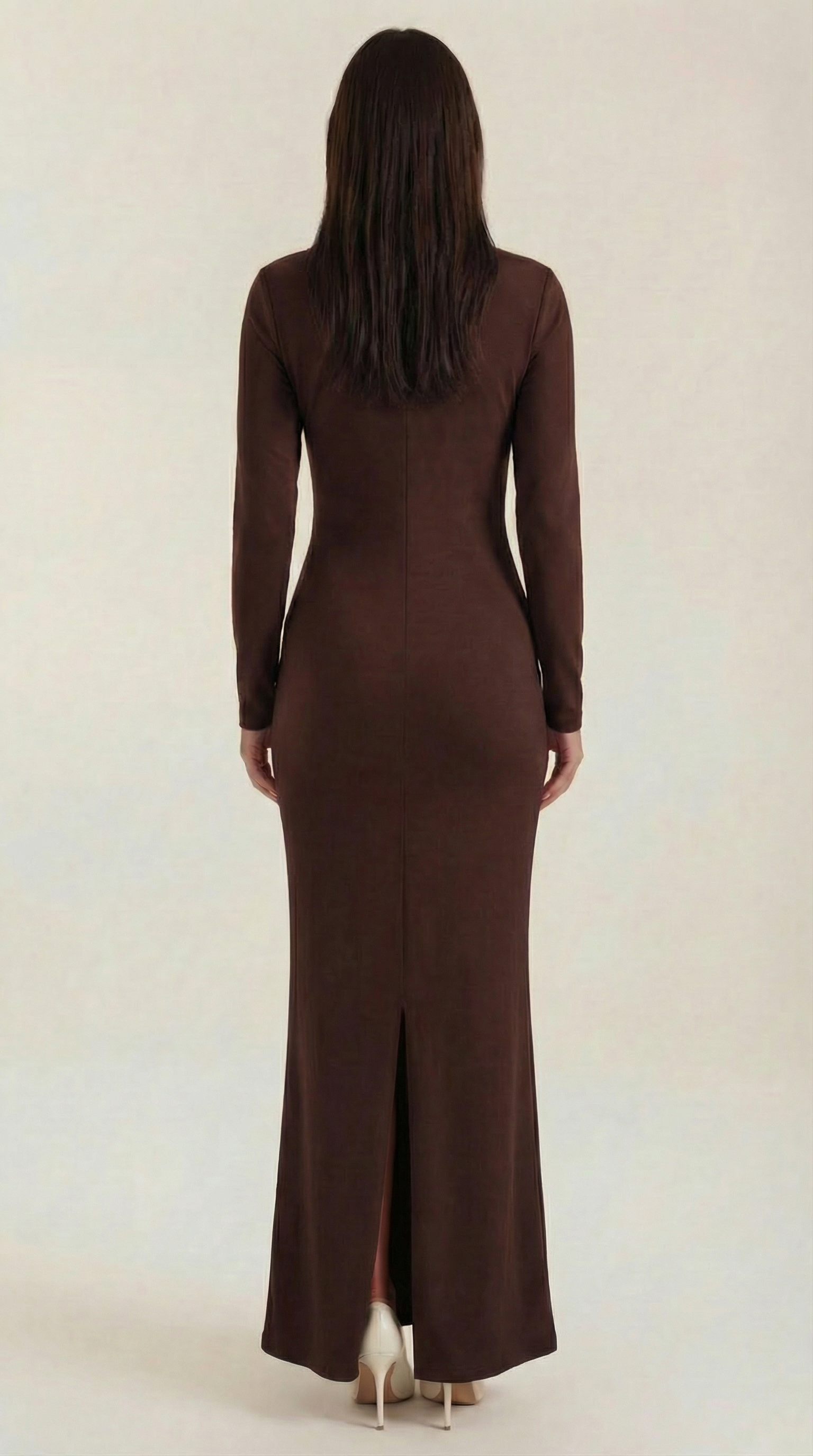 Roberta Women's Long Sleeve Bodycon Maxi Dress