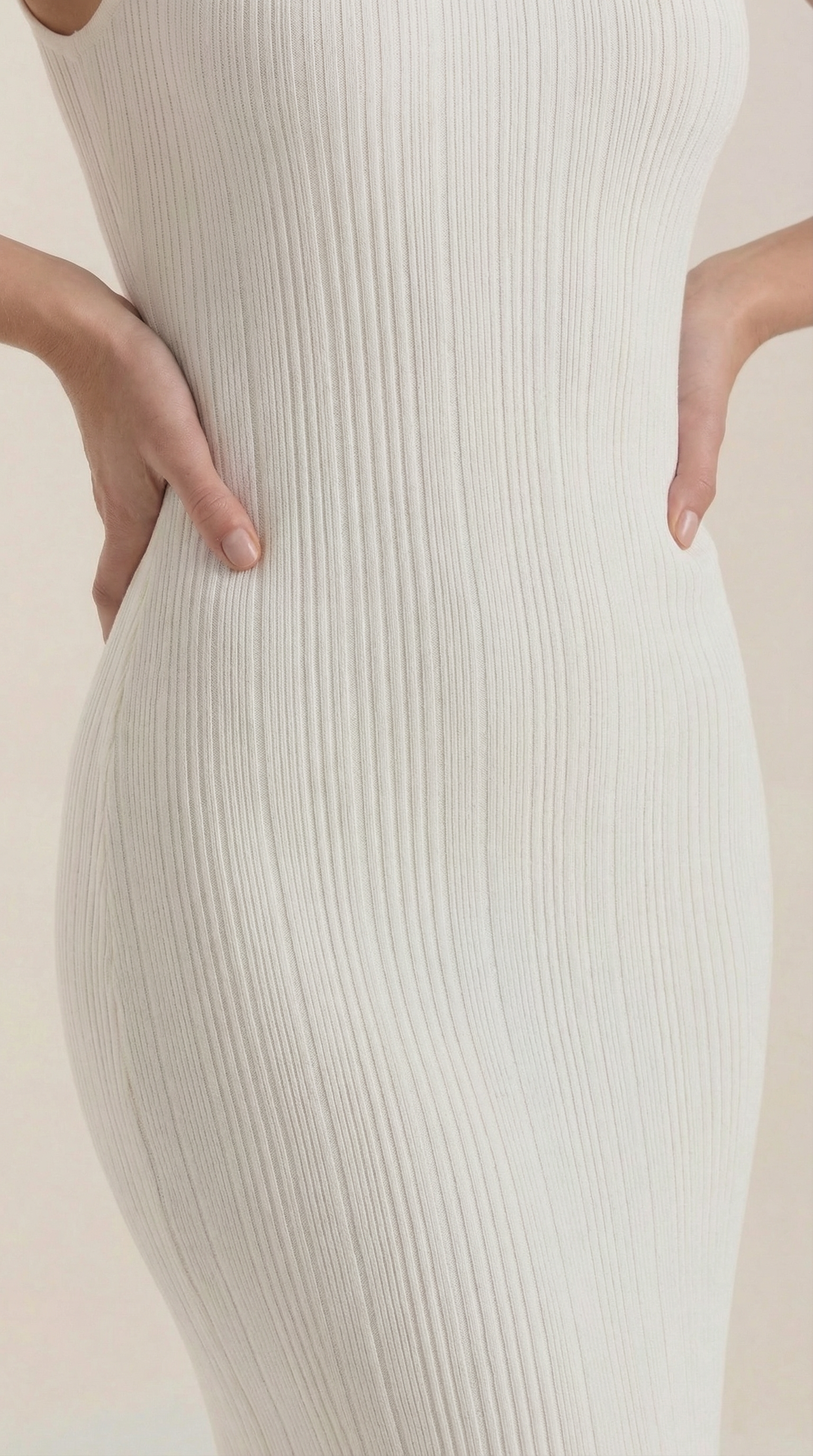 Sonia Women's Ribbed Mock Neck Bodycon Maxi Dress