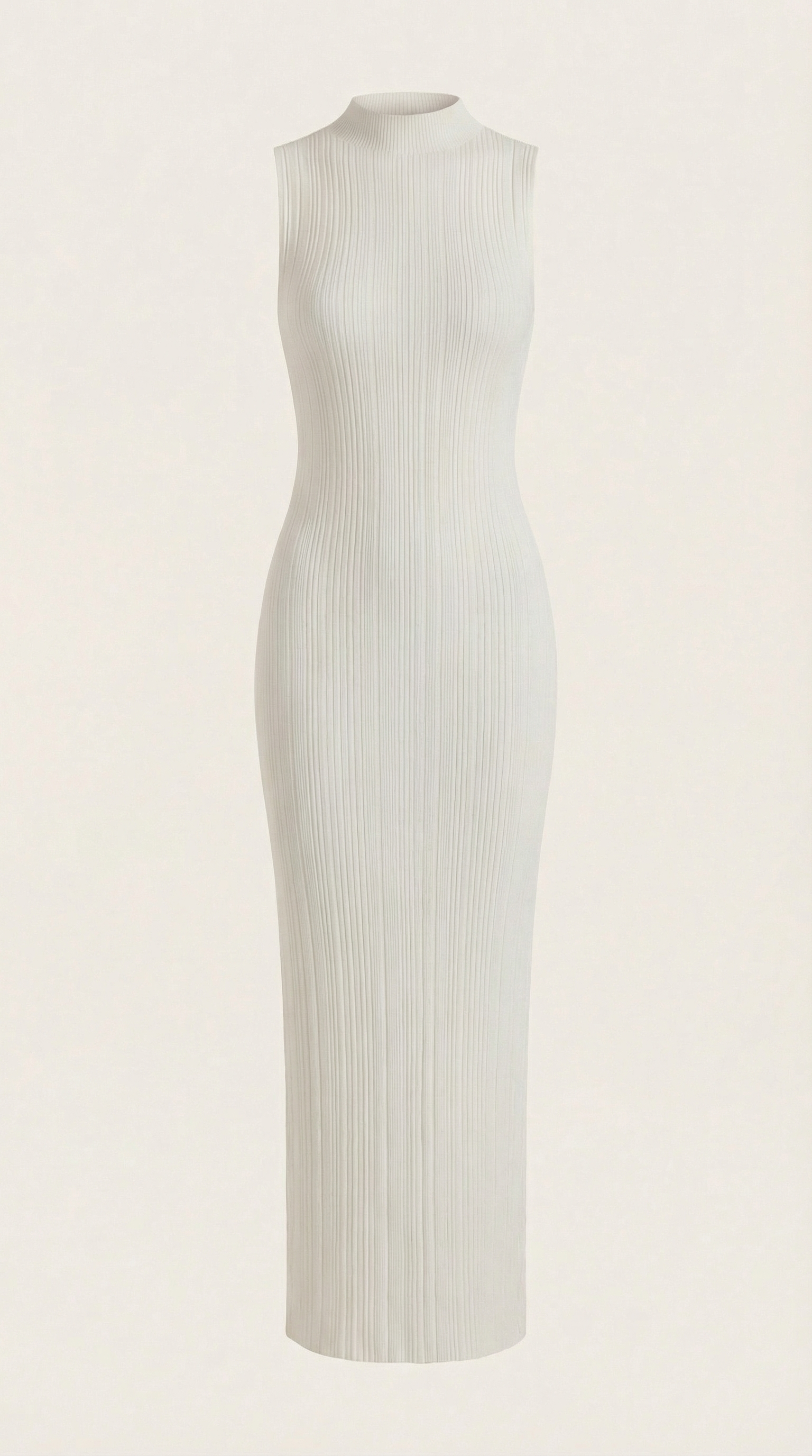 Sonia Women's Ribbed Mock Neck Bodycon Maxi Dress