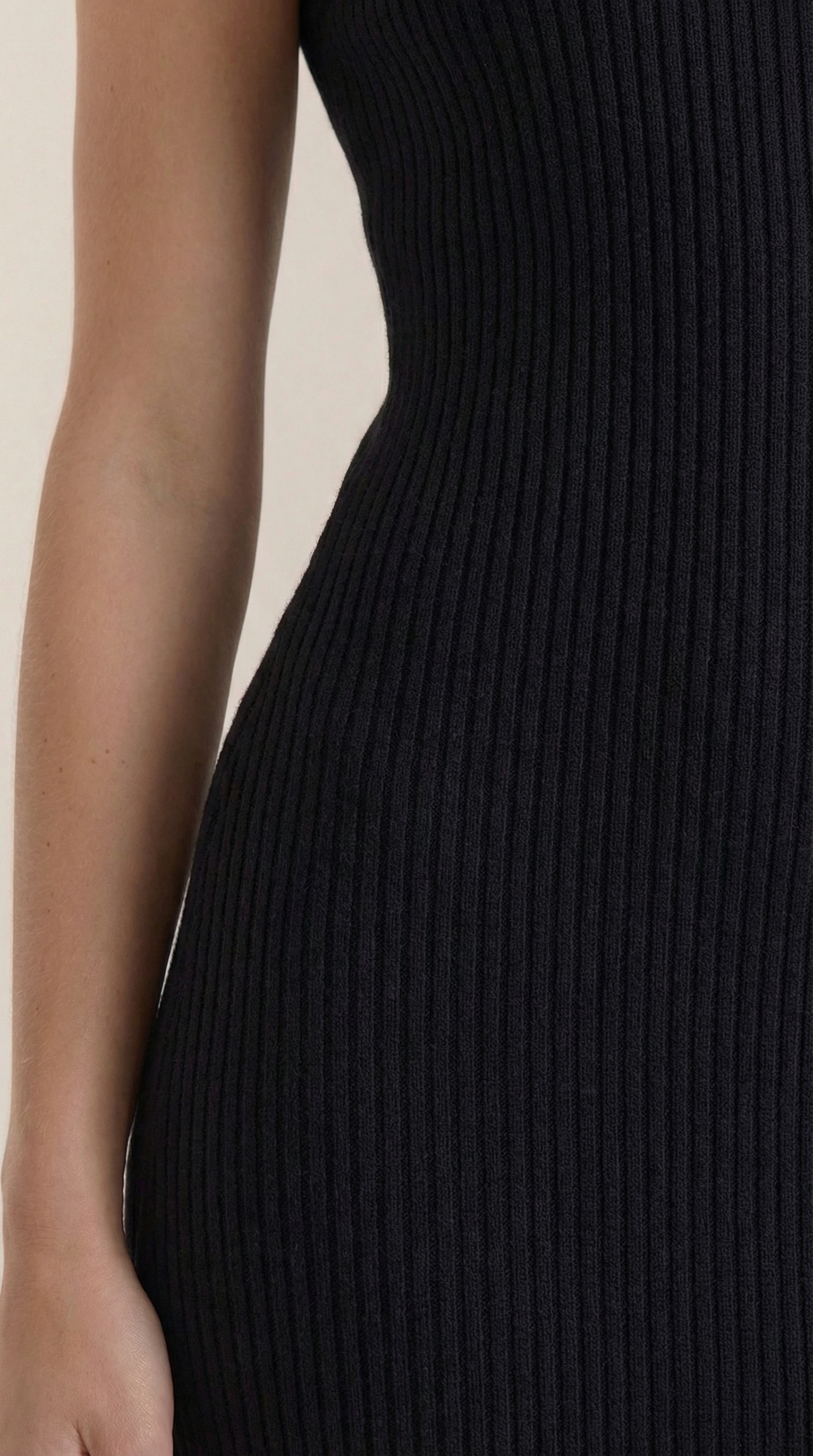 Sonia Women's Ribbed Mock Neck Bodycon Maxi Dress